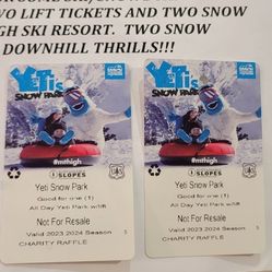 Two Tickets To Mountain High Snow Play And Two Sleds
