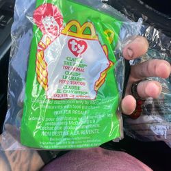 1993 McDonalds Claude The Crab Teenie Beanie Baby