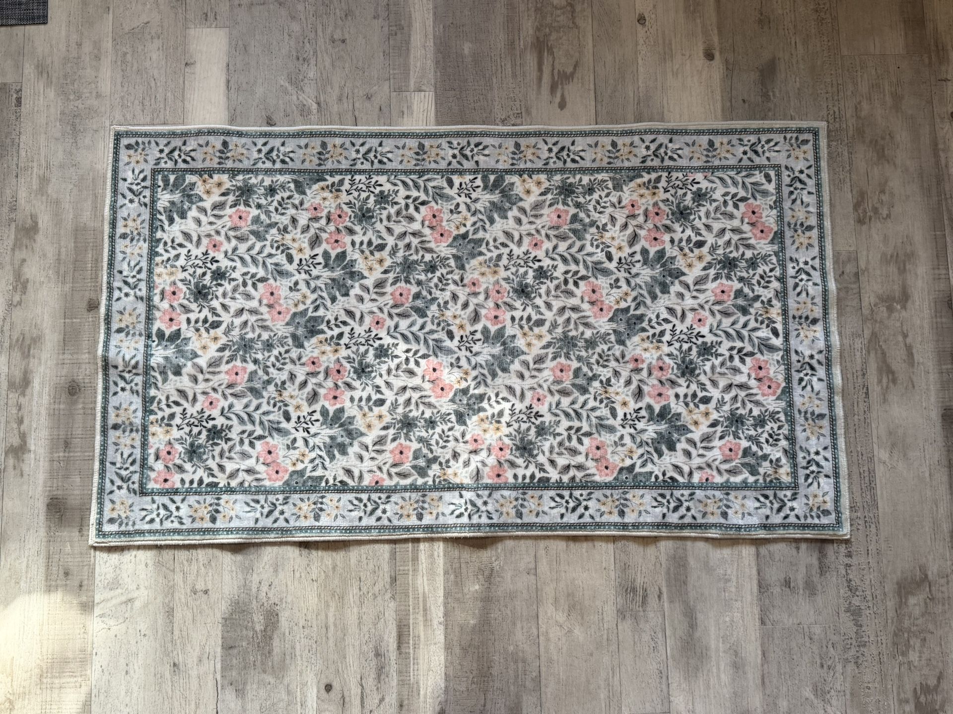 Floral Area Rug