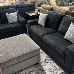 OM• $38 Initial • Brand New Altari 2 Piece Sofa And Loveseat 