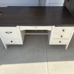 Antique Real Wood Desk Restored