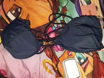 Black and brown Cult Gaia bikini top