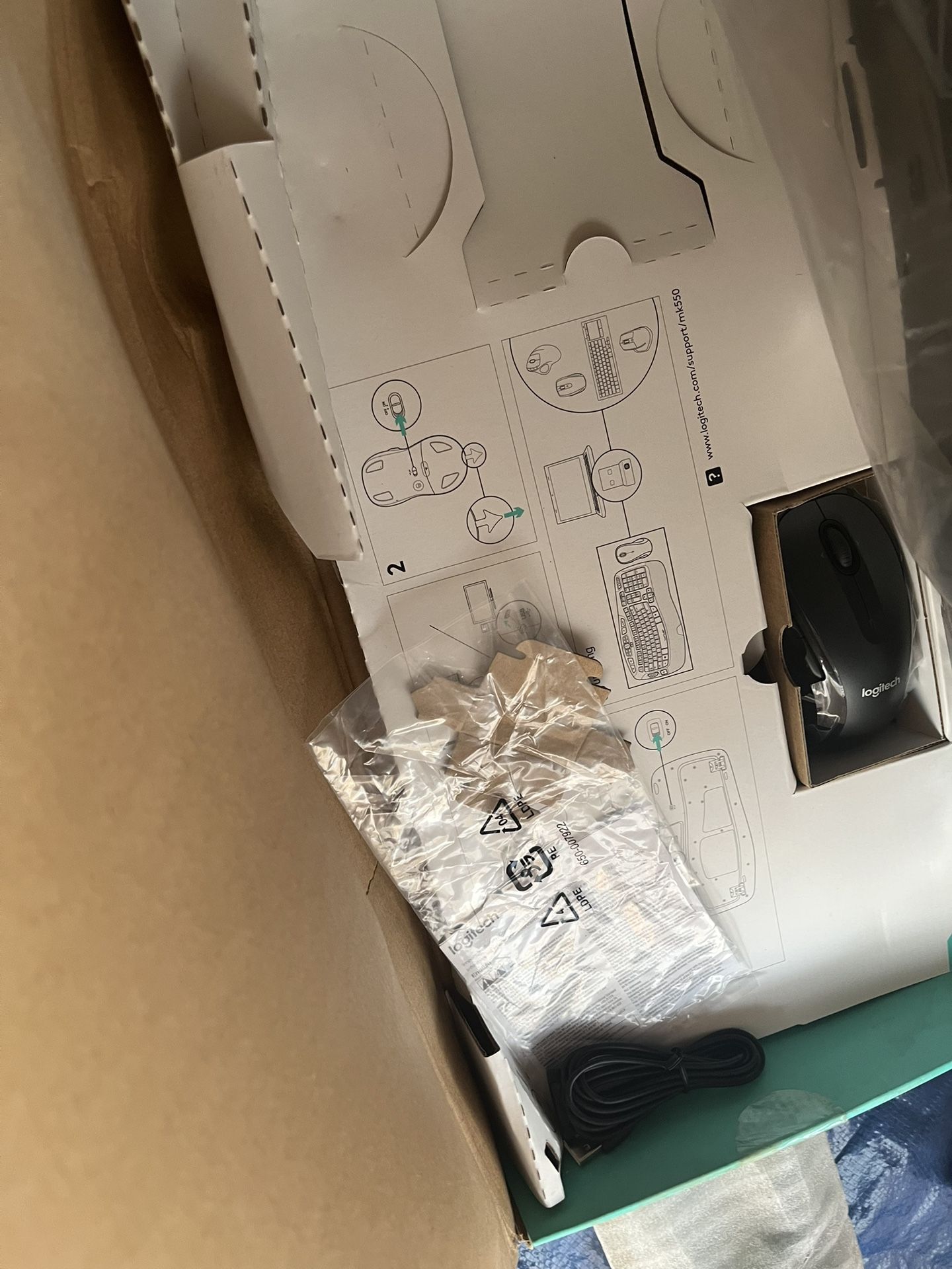 Logitech Comfort Wave Mk550 Brand New