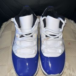 Jordan 11’s. Blue.