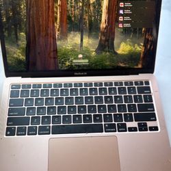 Pink mac book air 2020