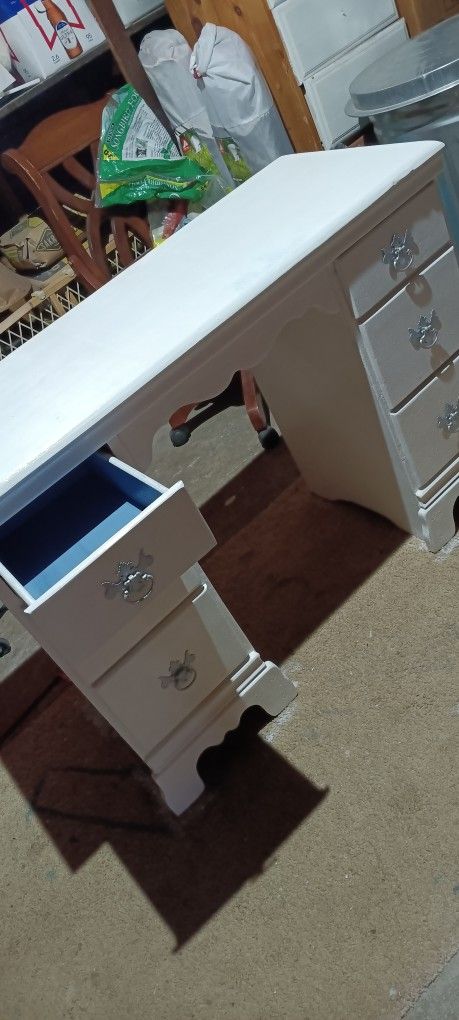 Vintage Refinished Maplewood Desk/vanity