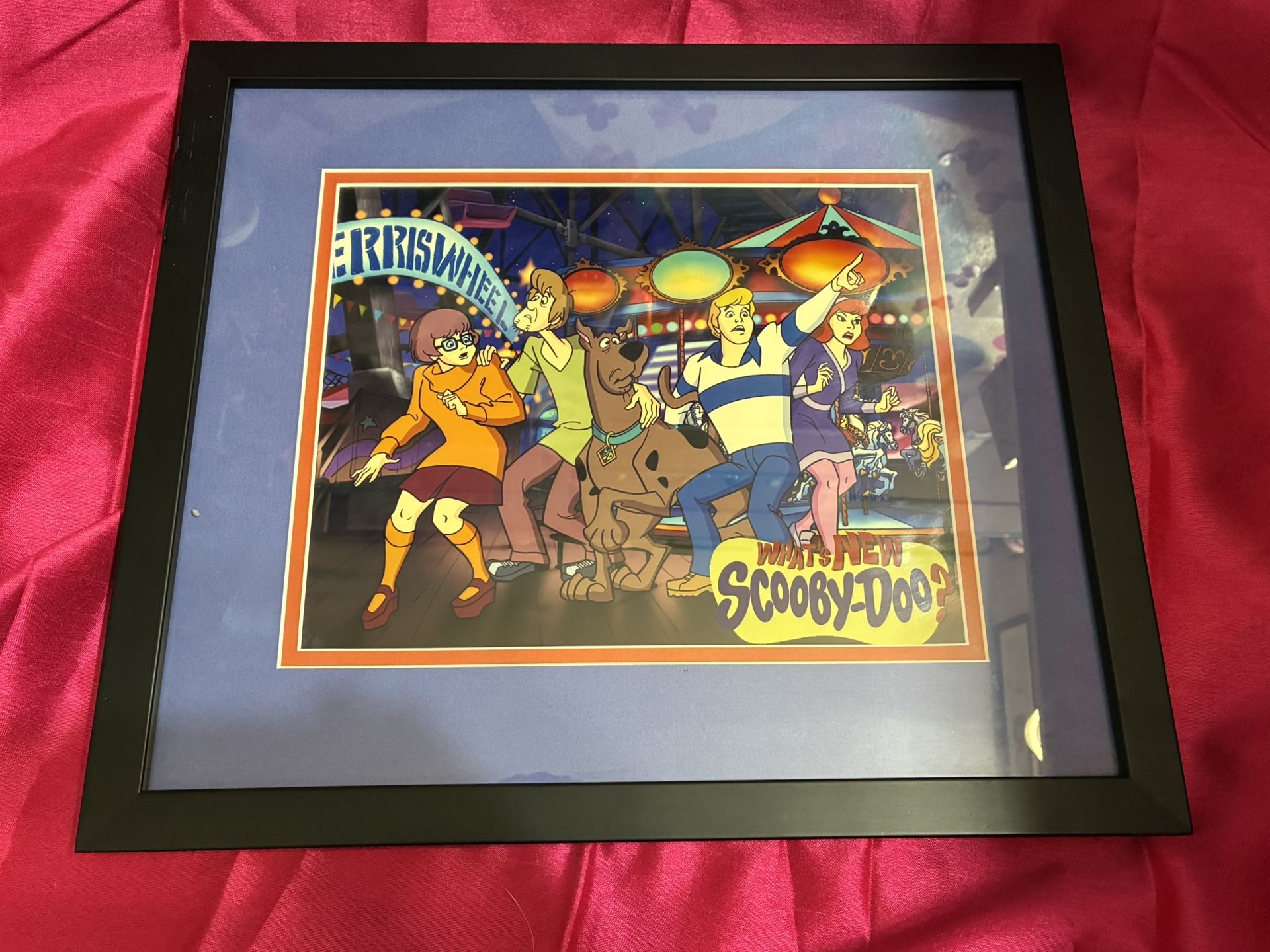 Framed “What’s New Scooby-Doo?” Animation Art— Carnival Scdne