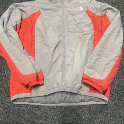 The North Face Hyvent Ski Coat Jacket  Gray & Red Mens Size Small. Make an offer!