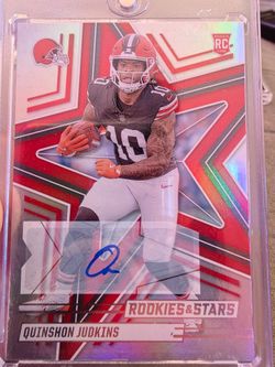 Quinshon Judkins rookie autograph card