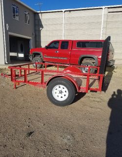 Up For Sale. New 5x8 Trailer 1500 Kilos 