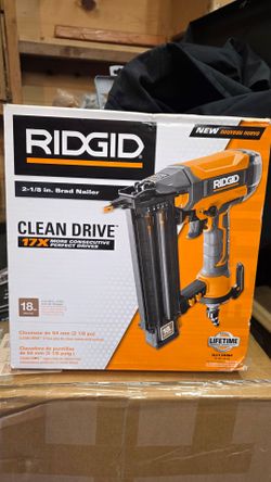 RIDGID Pneumatic Brad nailer $60