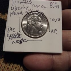 🇺🇸🎉(2023)"D"Quarter Wt:5.61( AU ) XF. W./Errors. &DDR