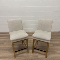 Rylee Fabric Counter Stool, 2-Pack