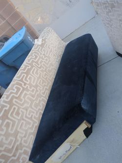 3 custom seating area couches blue and cream velvet