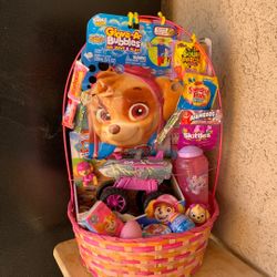 PAW PATROL SKYE EASTER BASKET