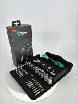 Wera 8100 SB 6 Zyklop Speed Ratchet Set, 3/8" drive, metric  05 004046 001, 29 pieces