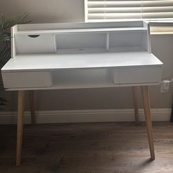 White desk