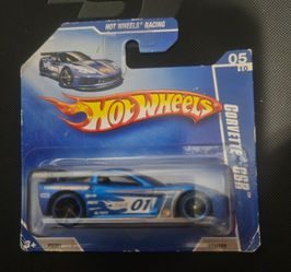 Hot Wheels 2009 HW Racing Corvette C6R – Rare Short Card Variant