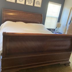 Cal King Sleigh Bed 