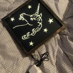 Unicorn Light For Little Girl