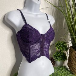 Purple Lingerie Top
