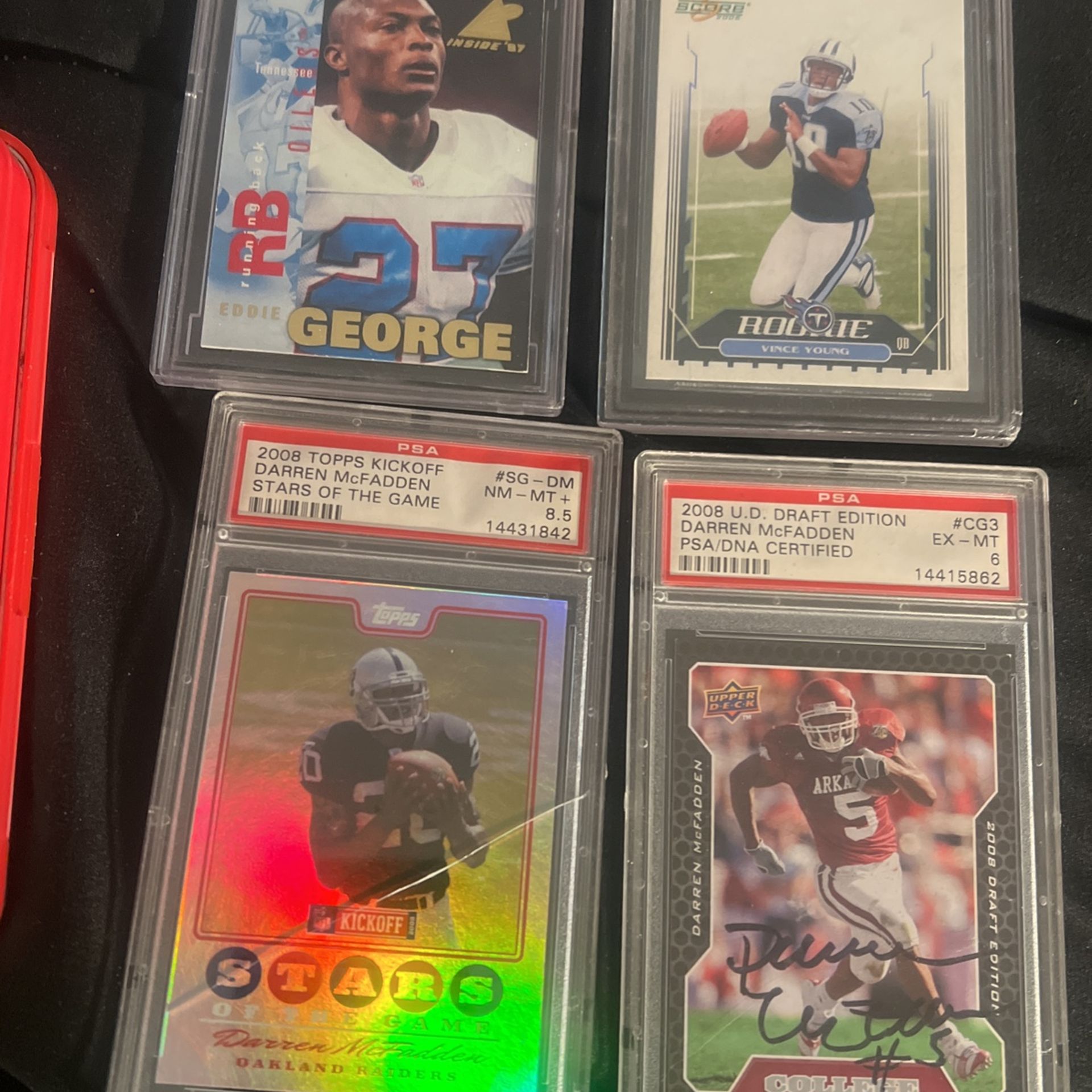 Graded And Auto Football Cards