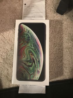 IPHONE XS MAX 64 GB SEALED with apple receipt
