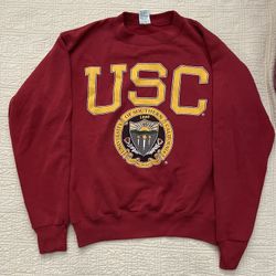 Vintage Crewneck USC University Southern California Trojans Sweatshirt  Size: Medium