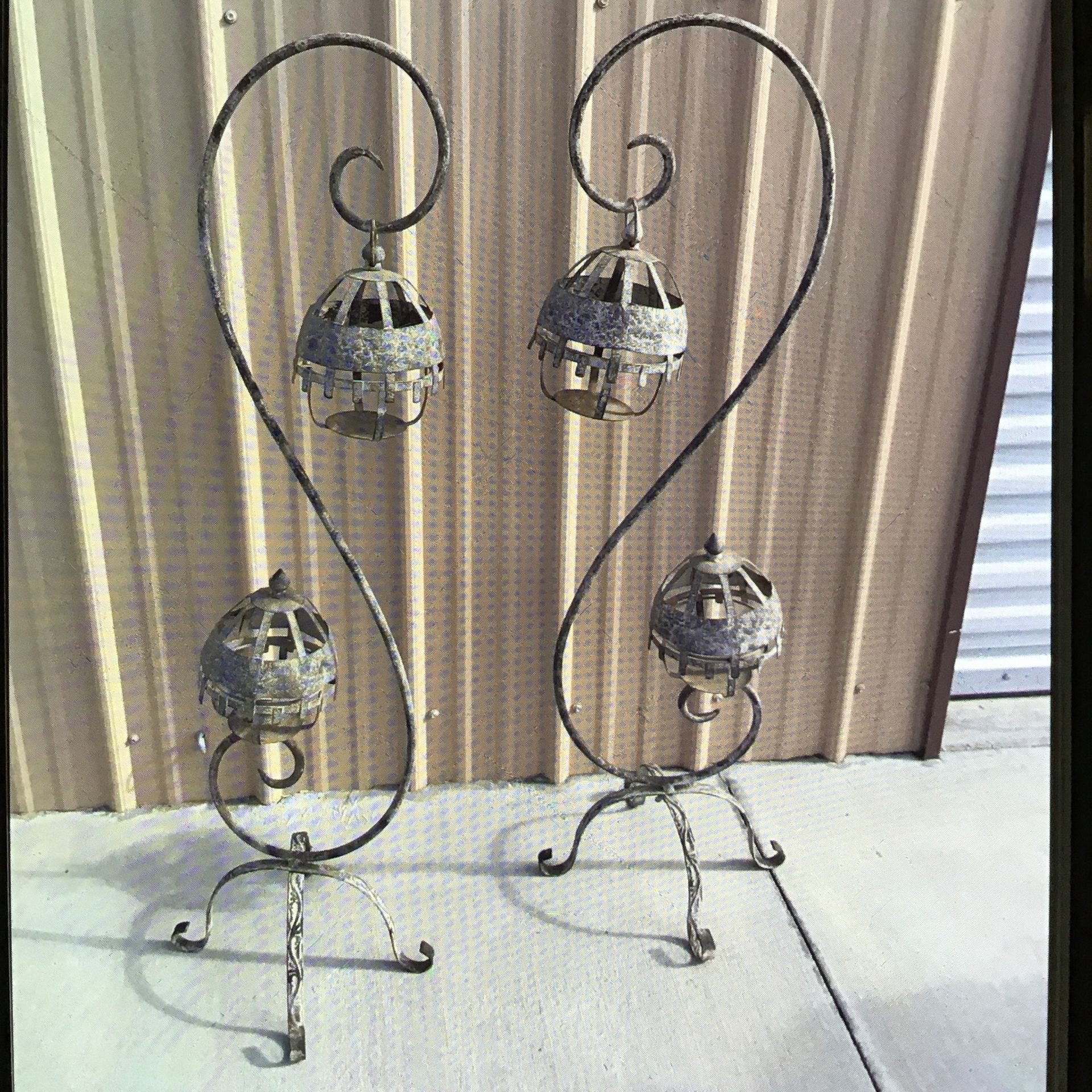 Outdoor Decorative Candle Holders