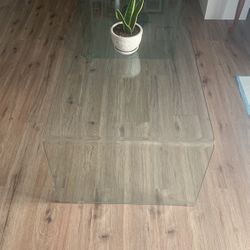 Glass Coffee Table Slightly Used.  $200 Or Best Offer. 