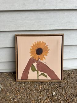 Sunflower Wall Decor by Artist MHN 