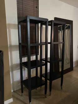 Dark Wood Units For Living room /Dining Room From Victoria’s Armoire 