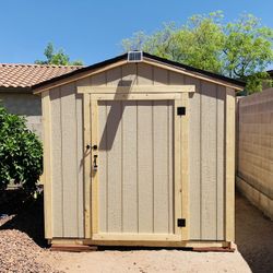 8 ft x 8 ft Wood Storage shed (HOA Approved)