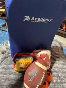 Flag Football Set with Ball and Blocking Pad