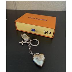 Louis Vuitton Heart Keychain