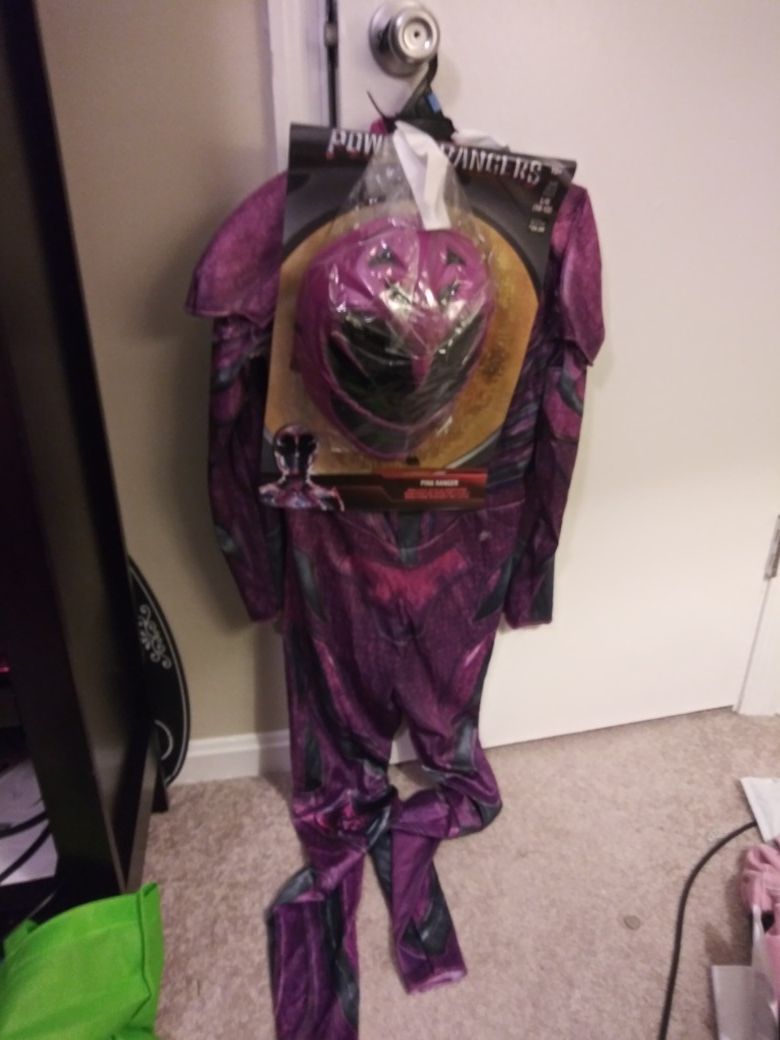 Pink Power Rangers costume (LG 10-12)