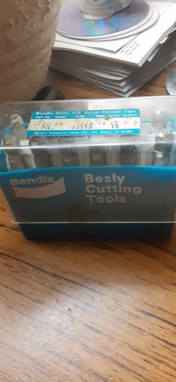 Bendix cutting taps 3/8 New never used.