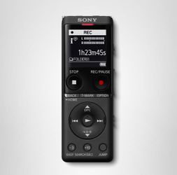 Sony ICD-UX570 Digital Voice Recorder, ICDUX570BLK, usb