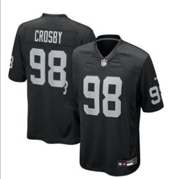 Raiders Crosby Jersey Small $55 Ea Firm On Price