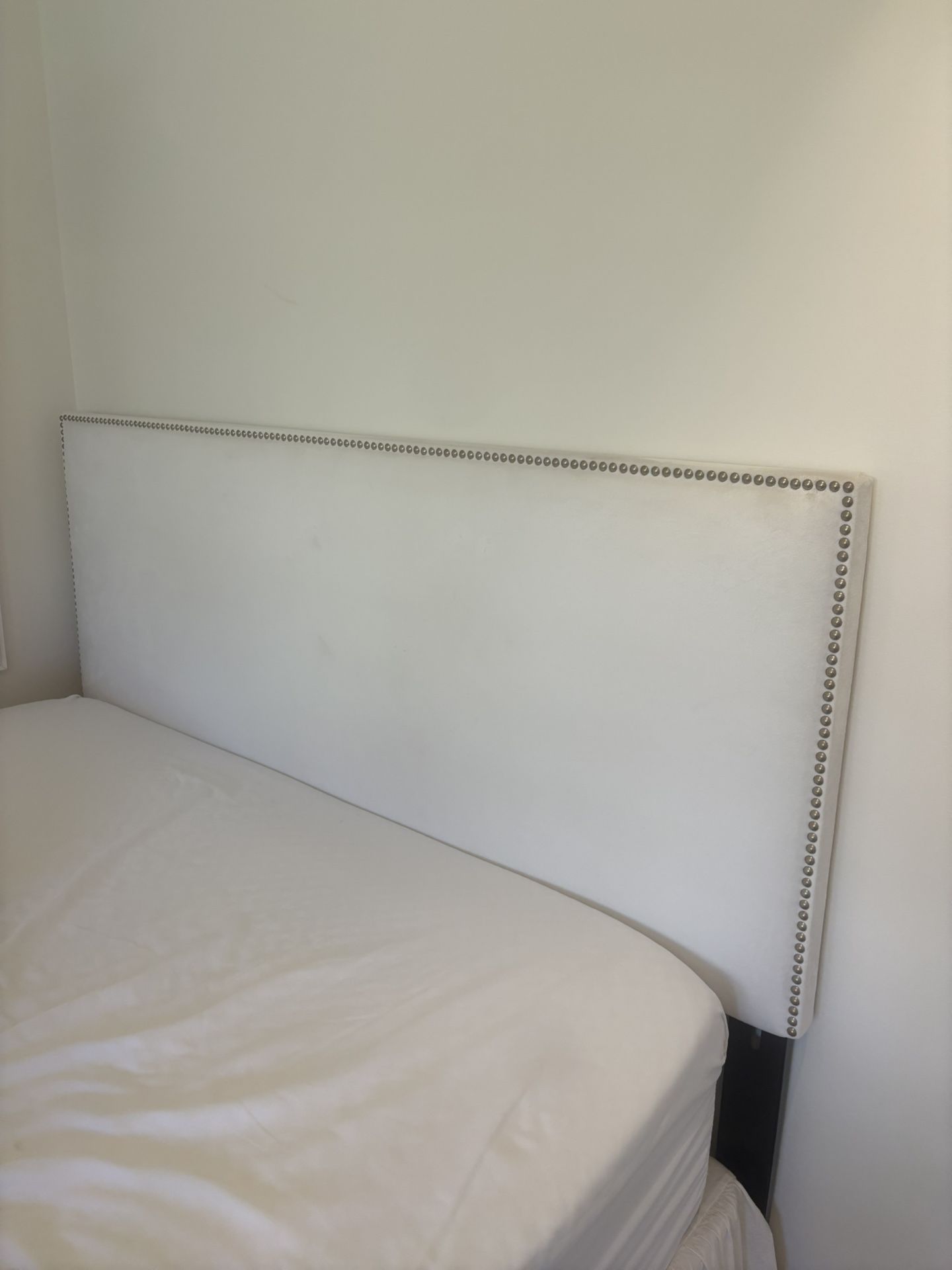 Queen Headboard, Mattress, Boxspring, Bed Frame