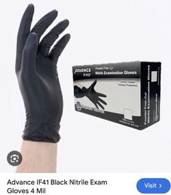 Black Nitrile 4mil Case Of Gloves