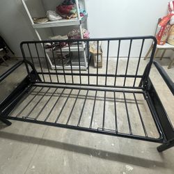 Adjustable metal futon frame only
