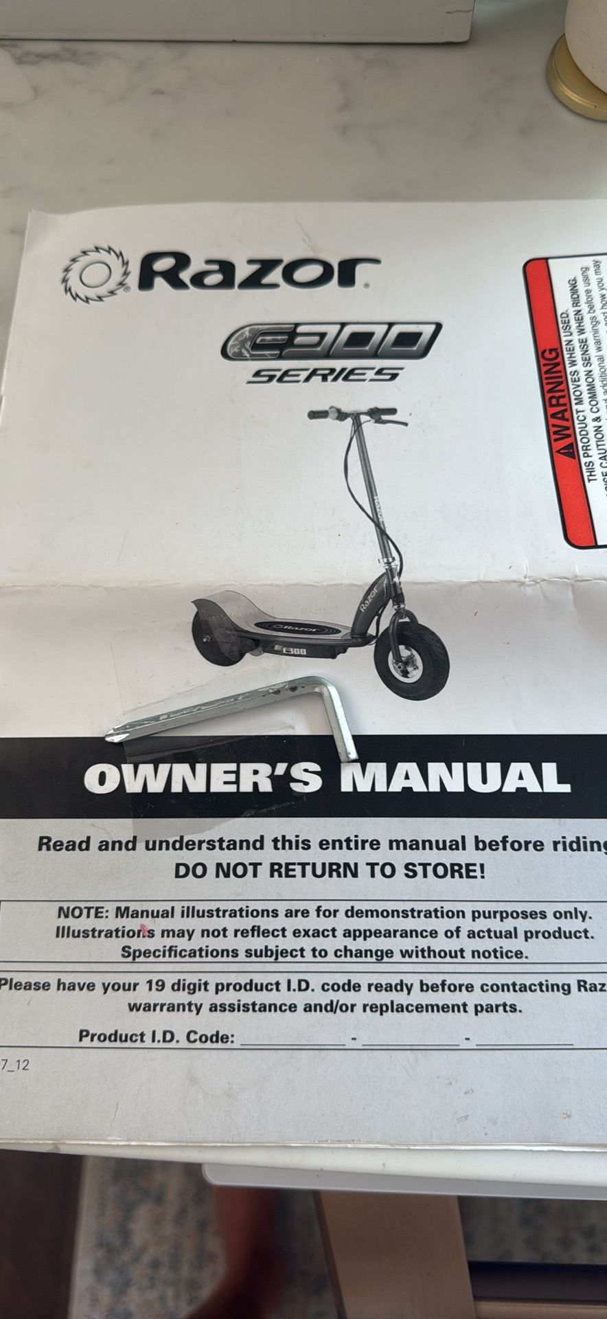 Electric Razor Scooter E 300