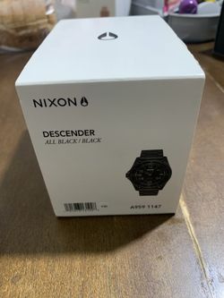 Nixon The Descender Quartz Unisex Watch Black Dial Analog A(contact info removed)