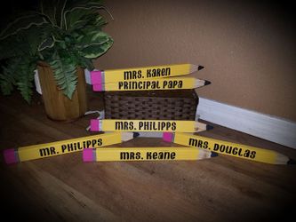 Teacher appreciation day pencils