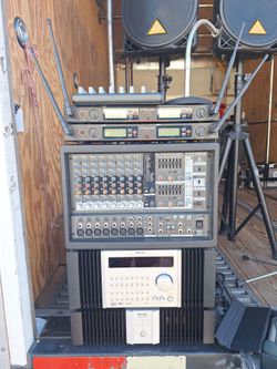 Rotel surround dj-PA system