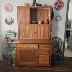 Antique Hoosier  Aprox 42 Inches Wide and 6 Feet Tall 