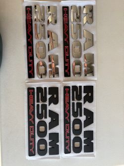 RAM 2500 HEAVY  DUTY  two  pieces $50  each  $25