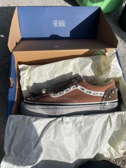 Pearlized Brown Vans