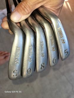 YONEX SUPER A.D.X. Titanium Hybrid, graphic shaft Irons 5, 6, 8, 9, SW